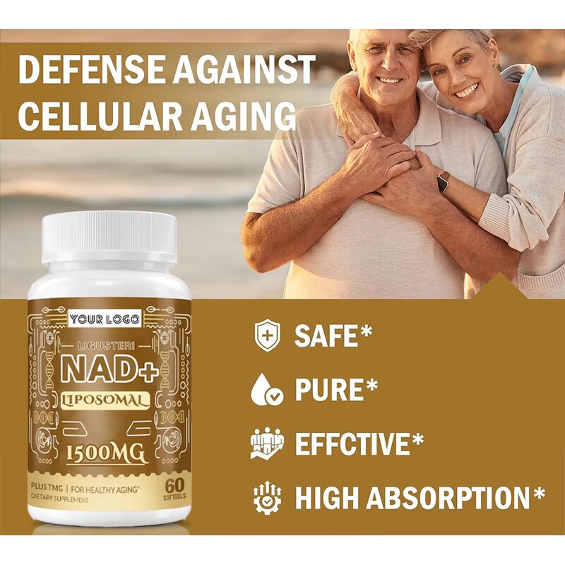NAD+ Softgels - Manufacturer Anti-Aging Vitamins Minerals Cellular Energy Longevity