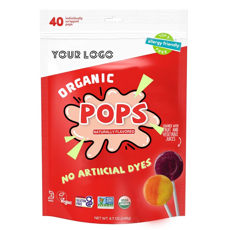 Nostalgic Lollipops - Manufacturer Wholesale 40Fruit Flavor Kids Events Factory