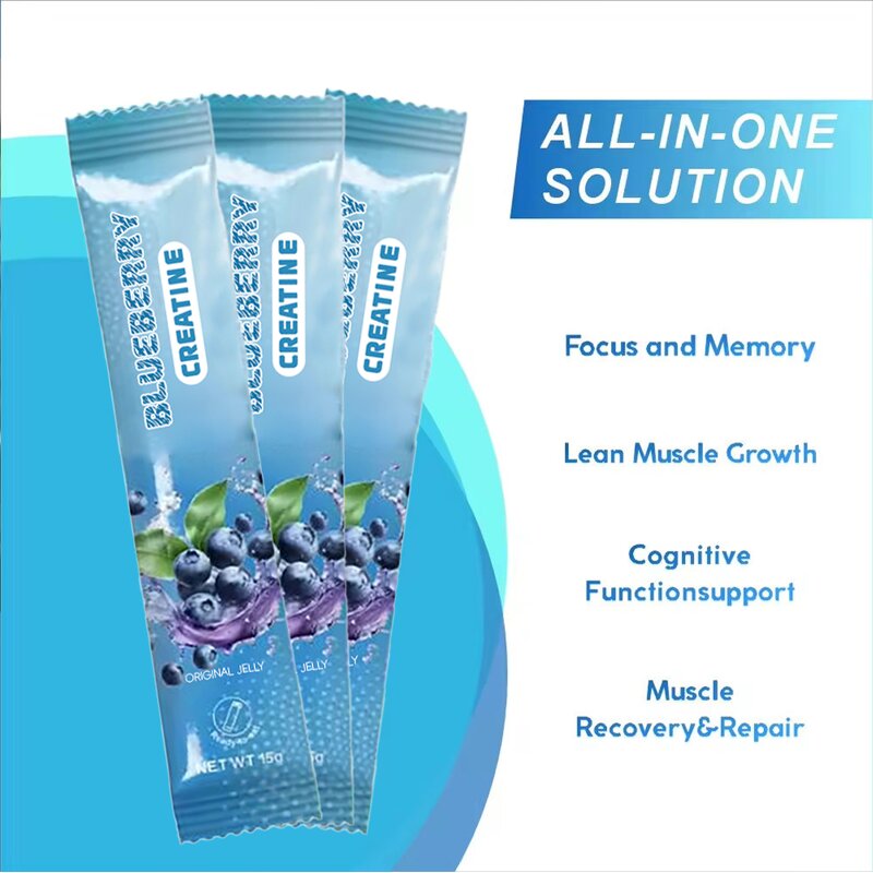 Creatine Jelly - Manufacturer Blueberry Strength Training Muscle Recovery Energy