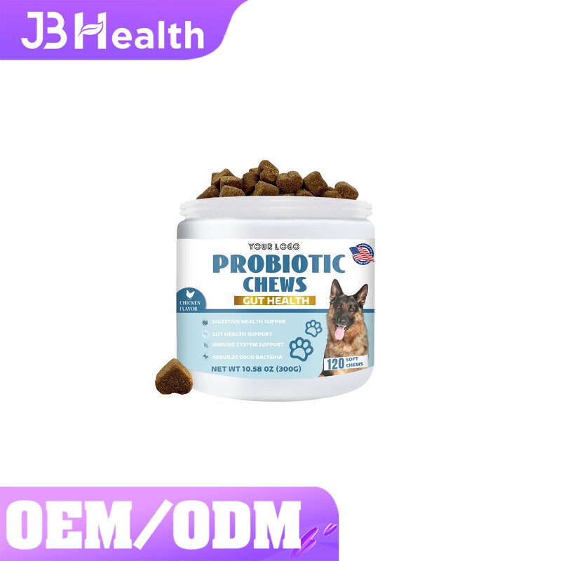 Dog Probiotic Chews - Manufacturer 120Ct Chicken Prebiotics Skin Ears Gut Health