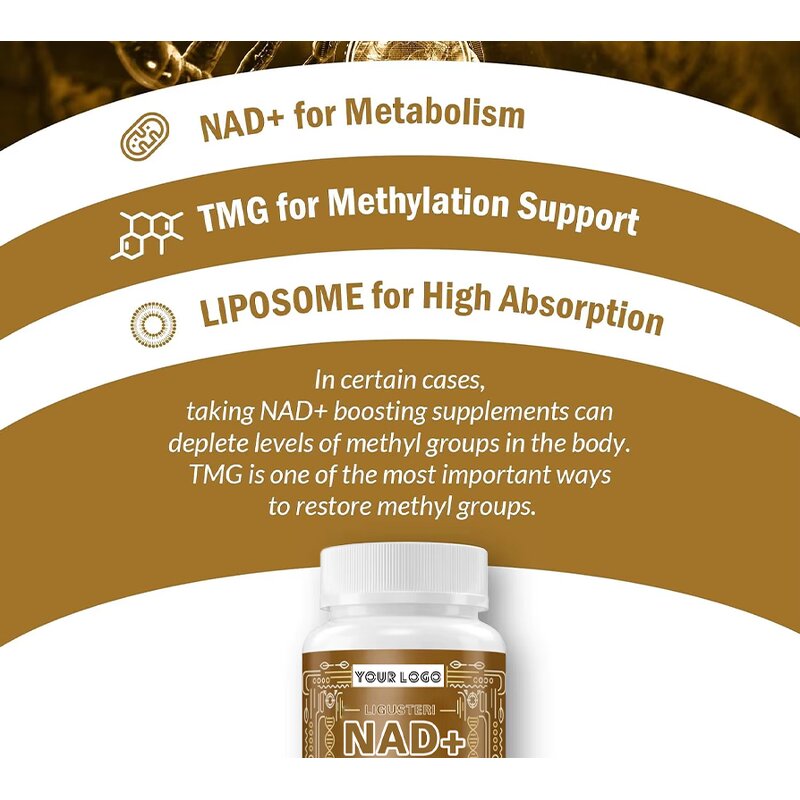 Liposomal NAD+ Supplement - Manufacturer 1500MG Adult Anti-aging Cellular Heart