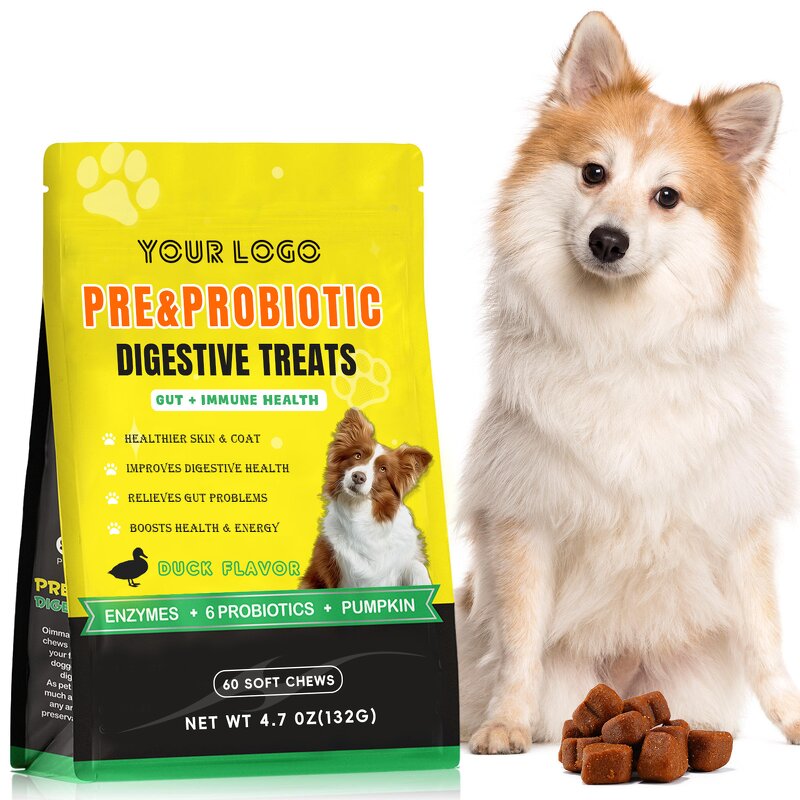 Dog Probiotic Chews - Manufacturer Digestive Enzymes Prebiotic All Breeds Gut