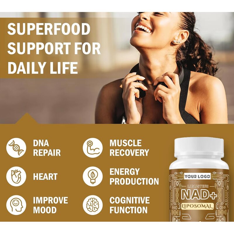 Liposomal NAD+ Supplement - Manufacturer 1500MG Adult Anti-aging Cellular Heart