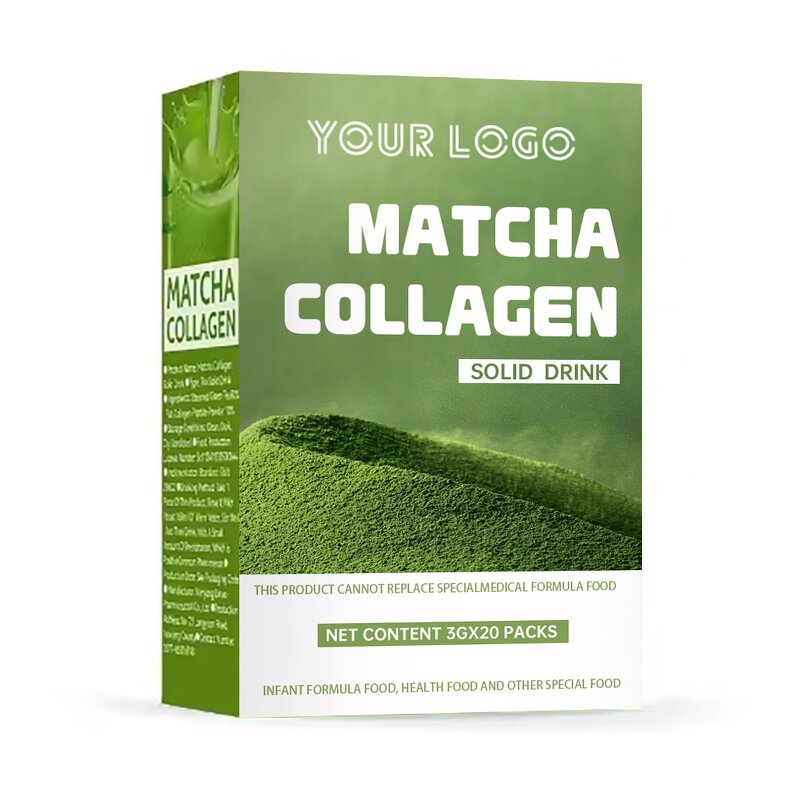 Collagen Matcha Powder - Manufacturer Wholesale Vegan 20Sticks Detox Beauty