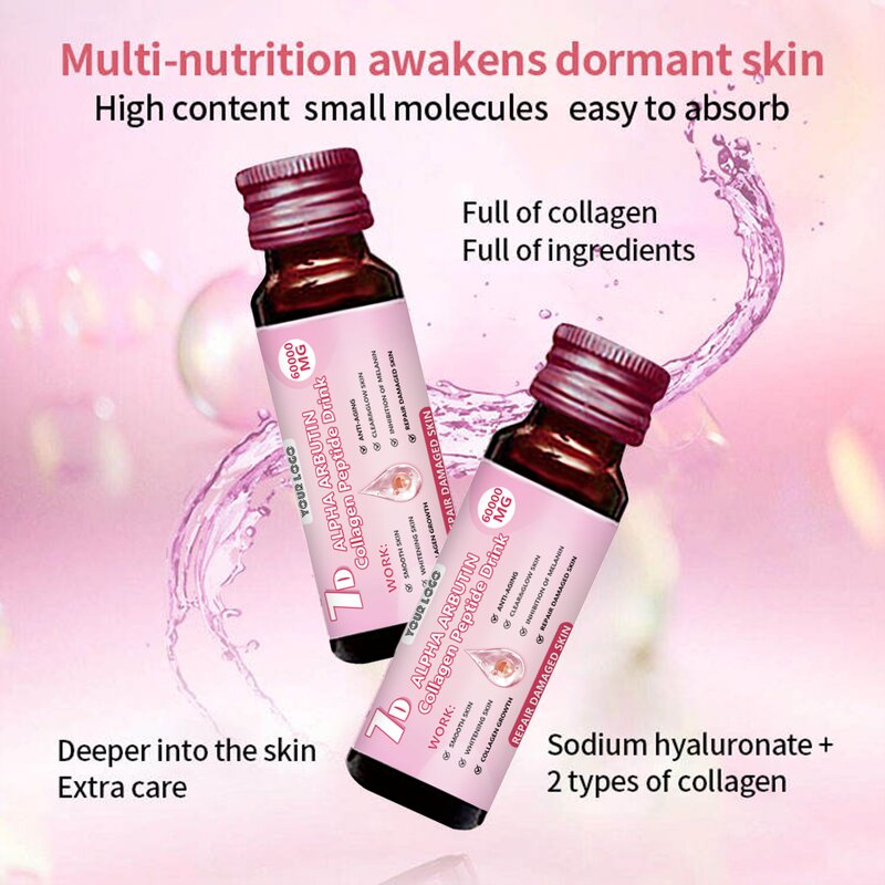Collagen Liquid Shots - Manufacturer Ready to Drink 10Bottles Skin Hydration