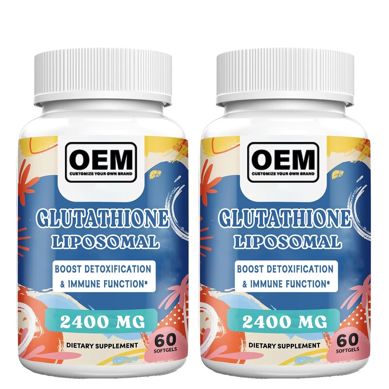 Glutathione Softgels - Manufacturer 2400mg Liposomal Detox Immune Skin Brighten