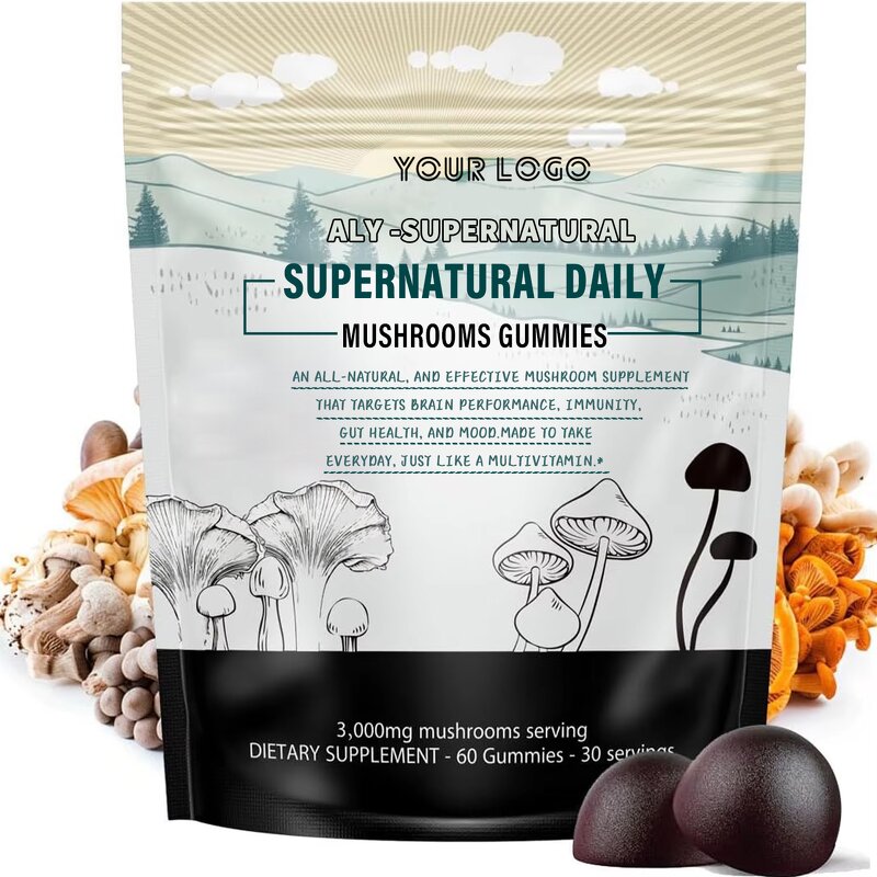 Mushroom Gummies - Manufacturer OEM/ODM Sugar Free Ashwagandha Reishi Immunity