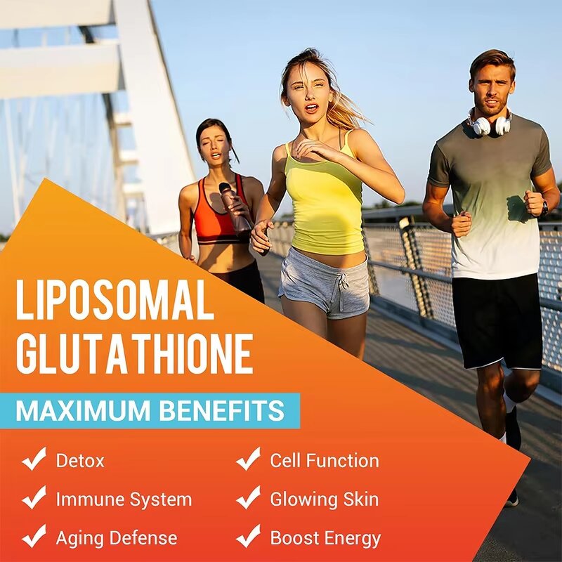 Glutathione Softgels - Manufacturer 2550mg Liposomal Resveratrol Collagen Aging