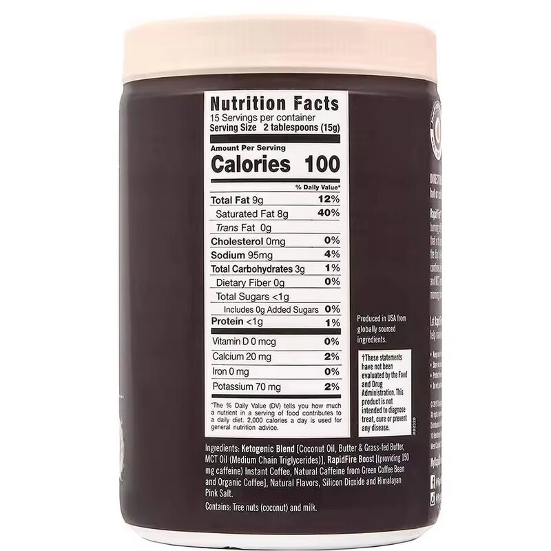 Keto Coffee Powder - Manufacturer OEM Metabolism Brain Energy Weight Loss