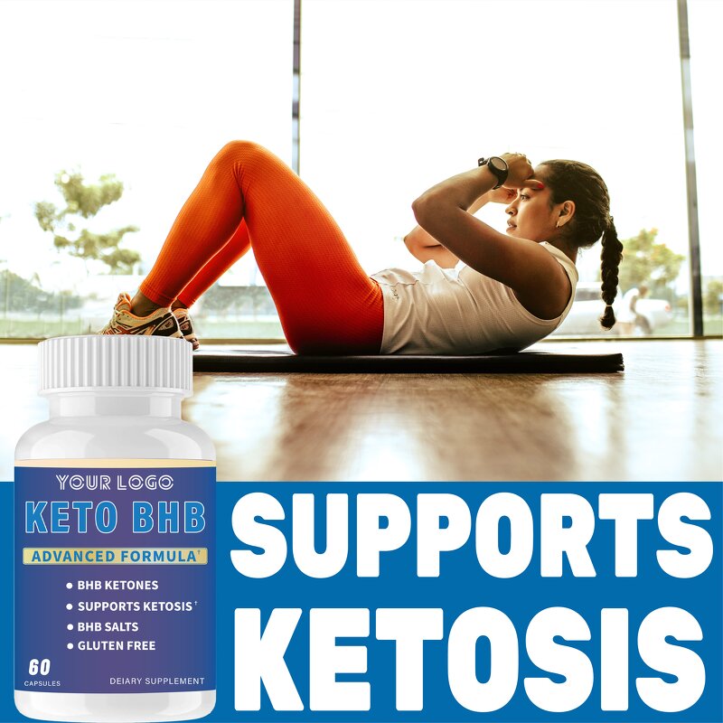 Keto Capsules - Manufacturer OEM BHB Fat Burn Weight Loss Slimming Supplement