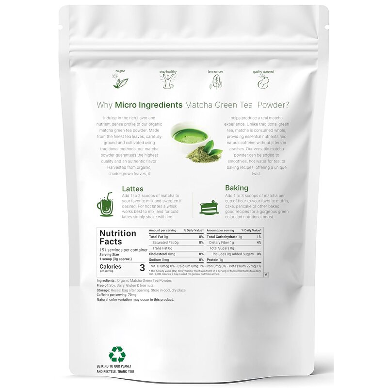 Matcha Powder - Manufacturer OEM Latte Natural Slim Organic Drinks & Baking
