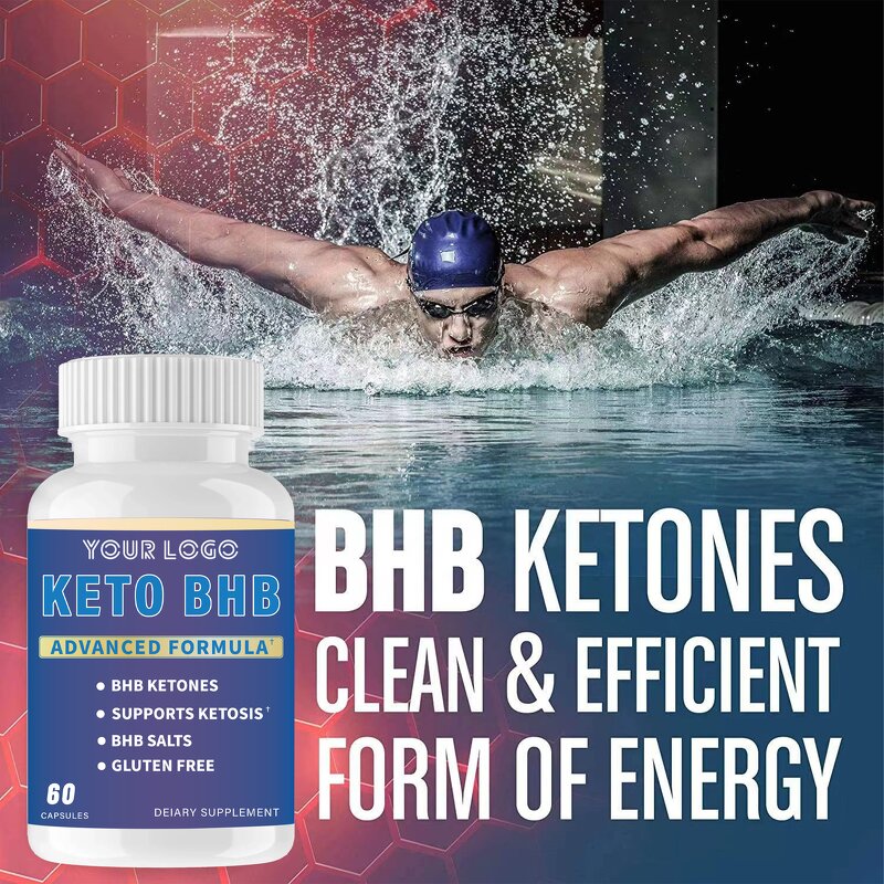 Keto Capsules - Manufacturer OEM BHB Fat Burn Weight Loss Slimming Supplement