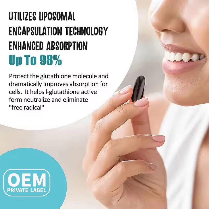 Glutathione Softgels - Manufacturer 2400mg Hyaluronic Acid Resveratrol Liver Detox