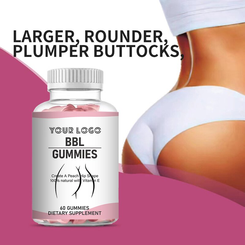 BBL Curve Gummies - Manufacturer Non-GMO Hip Butt Waist Sculpting 60Chewables