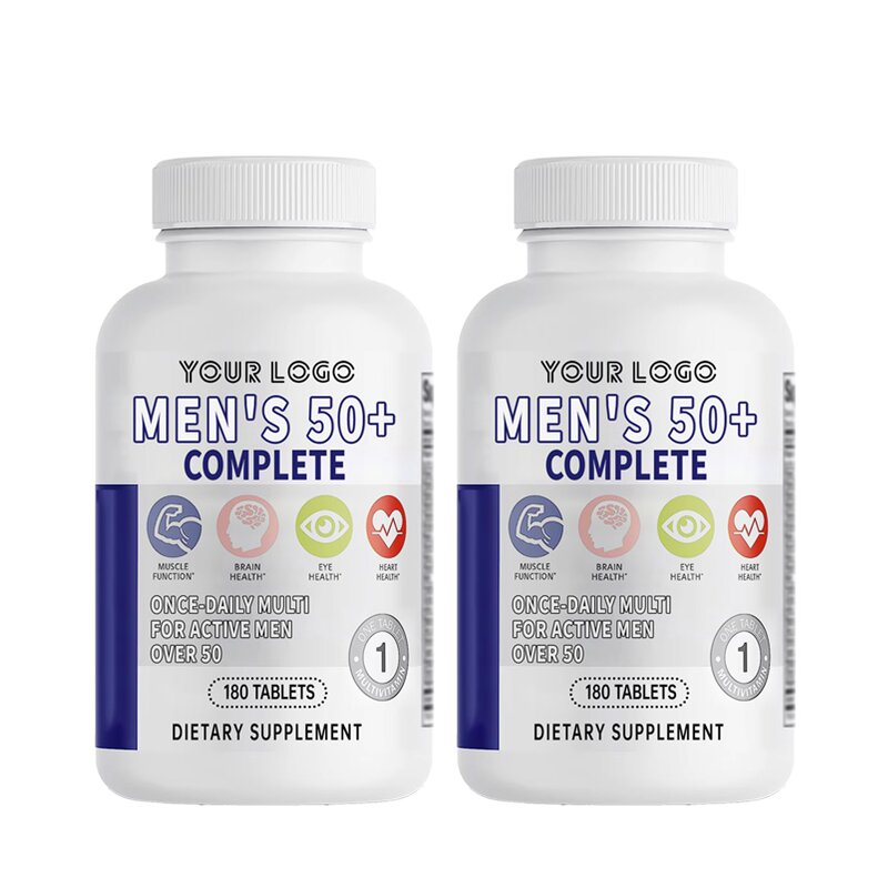 Men's Multivitamin - Manufacturer Private Label 50+ Once-Daily 180Tablets Active