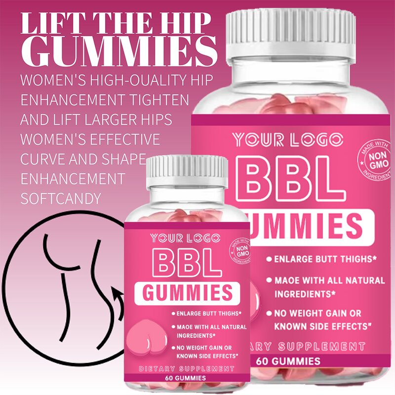 BBL Gummies - Manufacturer OEM Women Bigger Firming Lifting Hip Butt Enhancement