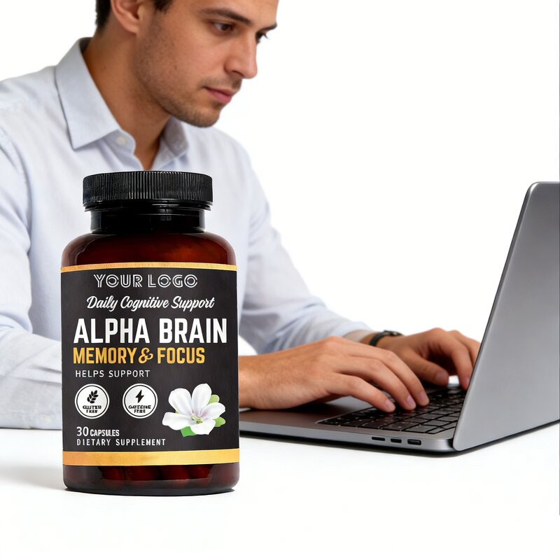 Nootropic Capsules - Manufacturer Alpha GPC L Theanine Bacopa Focus Memory