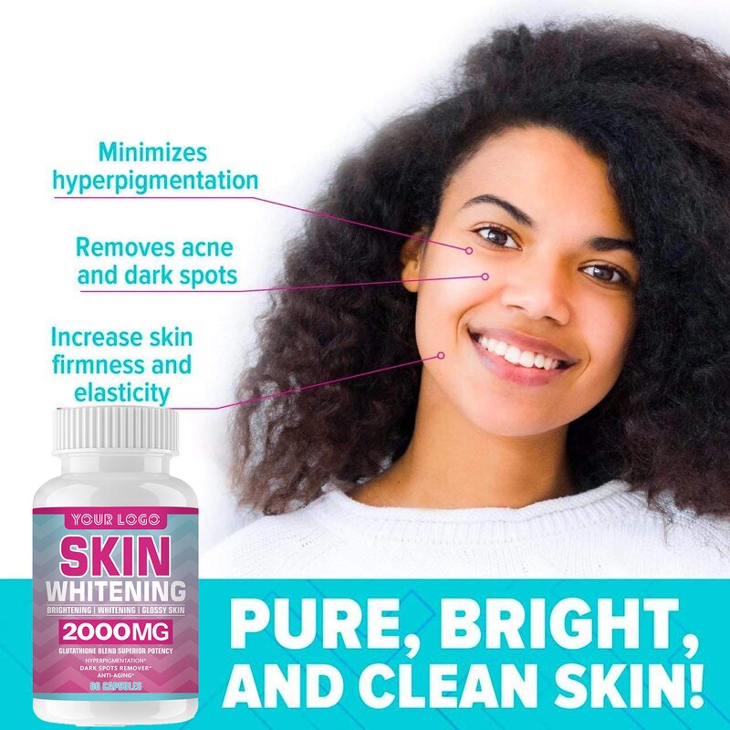 Glutathione Capsules - Manufacturer OEM Skin Whitening Vitamin C Collagen Radiant