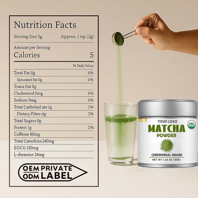 Matcha Powder - Manufacturer OEM/ODM Private Label Organic Ceremonial Slim Green Tea