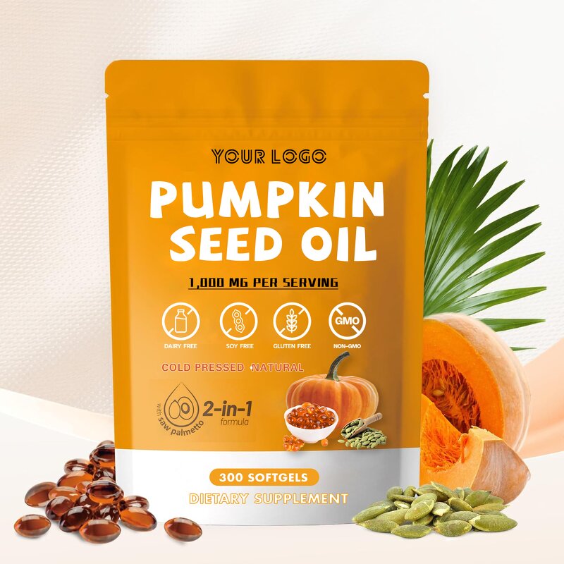 Pumpkin Seed Oil - Manufacturer OEM Halal Hair Growth Softgel Private Label