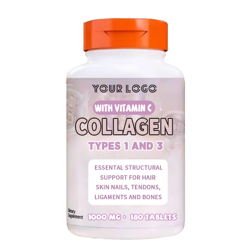 Vegan Collagen Tablets - Manufacturer Type1&3 Vitamin C Enhance Skin Health