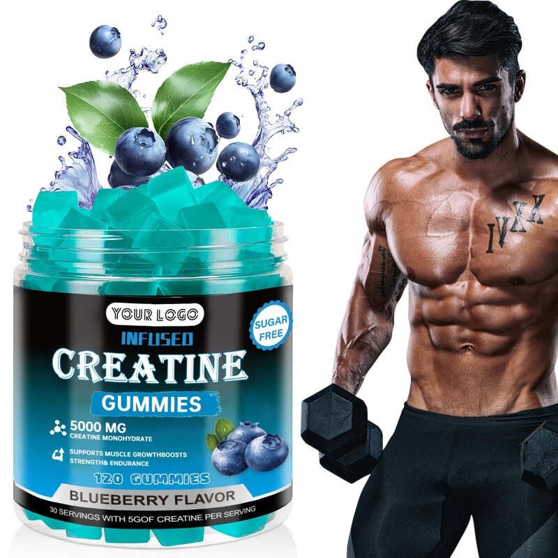 Creatine Gummies - Manufacturer Private Label Muscle Growth Endurance Sport