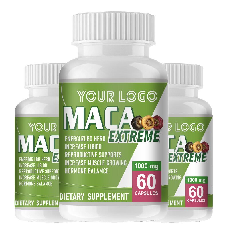 Maca Root Capsules - Manufacturer Herbal Reproductive Health Energy Stamina