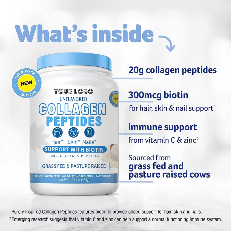 Fish Collagen Powder - Manufacturer LOW MOQ Hydrolyzed Peptides Protein Supplement