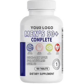 Men's Multivitamin - Manufacturer Private Label 50+ Once-Daily 180Tablets Active