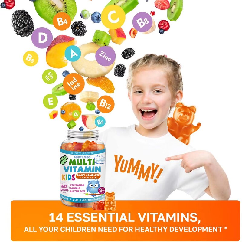 Kids Multivitamin - Manufacturer OEM Daily Complete Formula Immunity Gummy