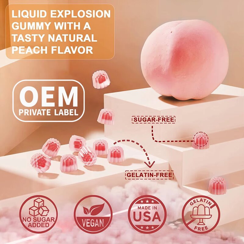 Vitamin D3 K2 Gummies - Manufacturer OEM Organic 1000IU Vegan Muscle Health