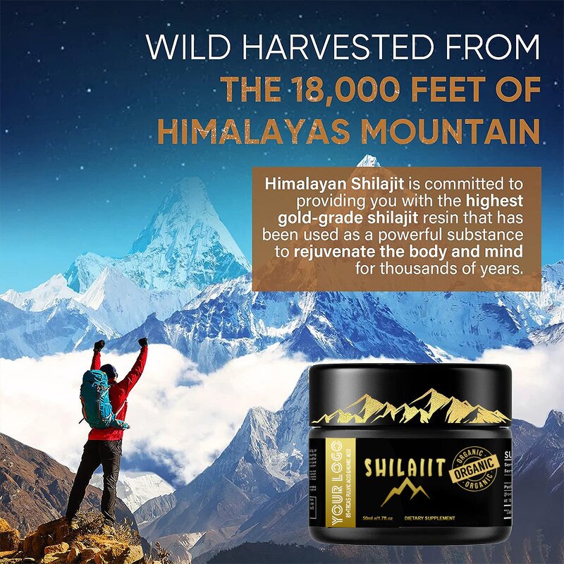 Shilajit Resin - Manufacturer High Potency Bulk Himalayan Energy Strength Paste