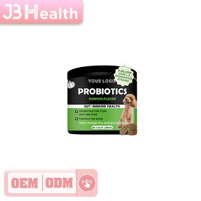 Dog Probiotic Tablets - Manufacturer Custom Prebiotics Fiber Enzyme Skin Ear Itch