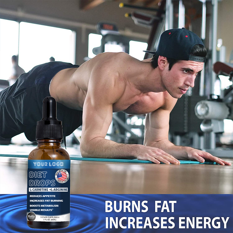 Diet Drops - Manufacturer OEM L-carnitine L-arginine Fat Burner Detox Slimming