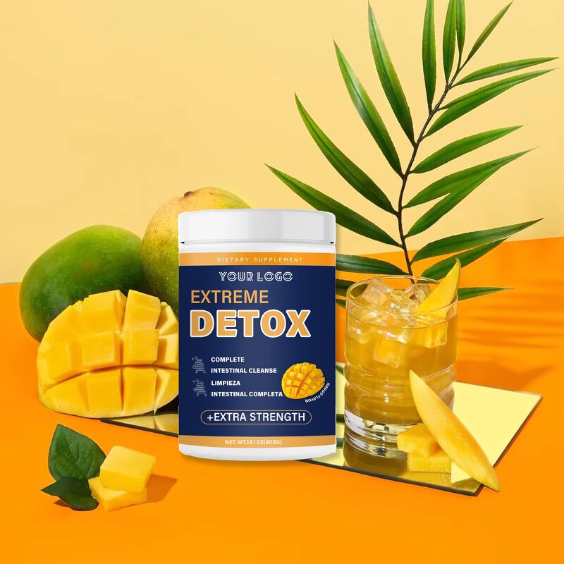Detox Powder - Manufacturer Superfood Custom Mango Digestion Energy Metabolism