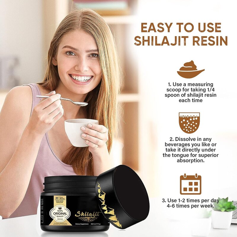 Shilajit Resin - Manufacturer Ayurvedic 84Trace Minerals Energy Vitality Stamina