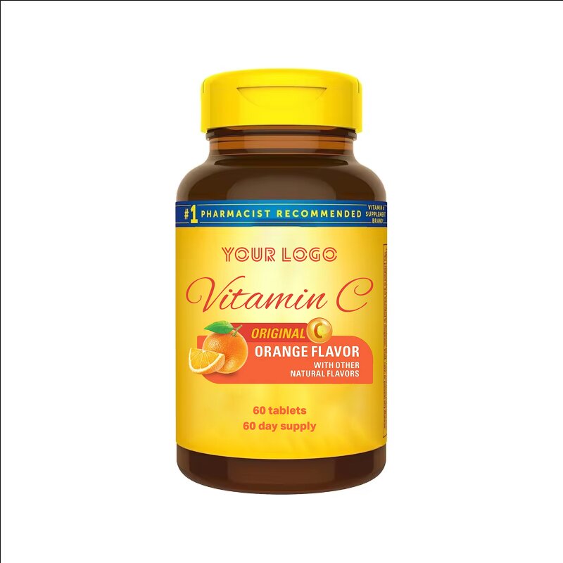 Vitamin C Tablets - Manufacturer Hot Selling 60Ct Antioxidant Immune Support