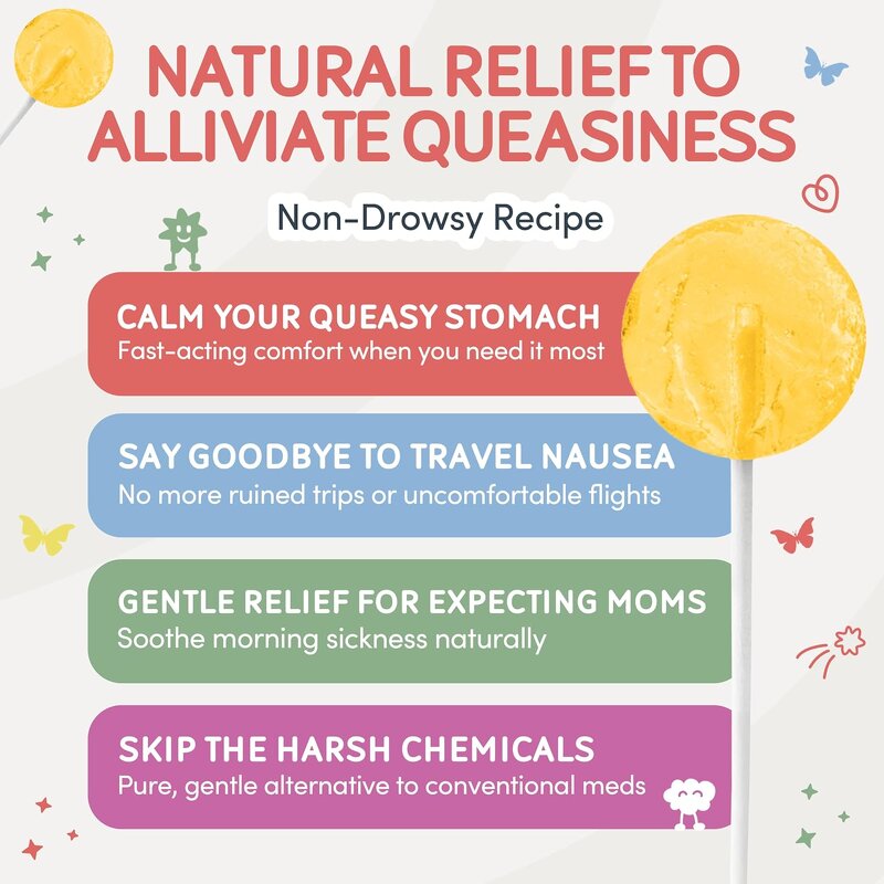 Honey Lollipop - Manufacturer Healthcare Lemon Ginger Root Children Round Hard