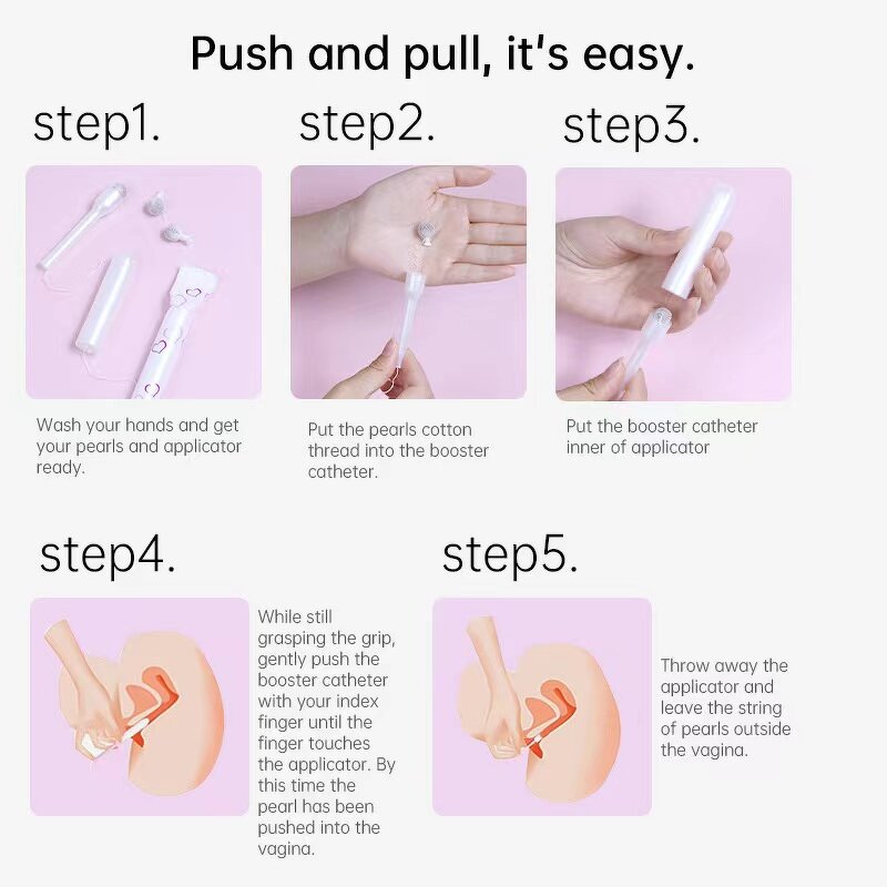 Vaginal Applicator Manufacturer - Best Quality for Yoni Detox Pearls