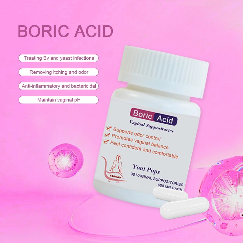 Boric Acid Capsules Manufacturer - Hot Sale Yoni Pops Natural Detox Suppositories