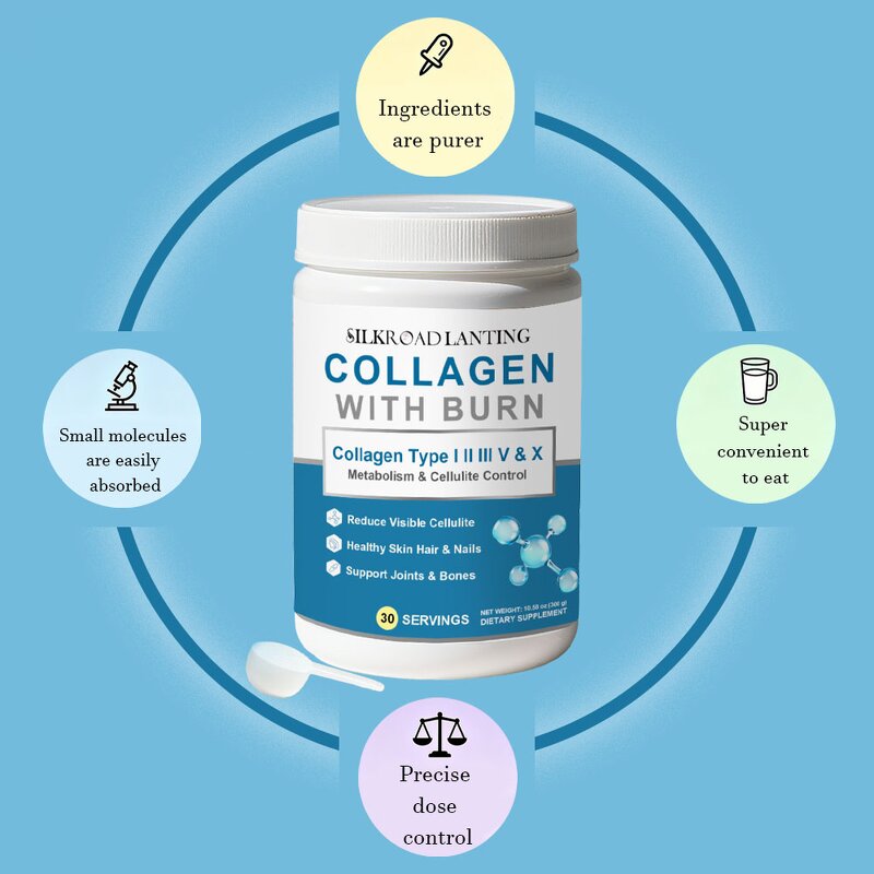 Collagen Peptides Powder Manufacturer - with Vitamin C Biotin for Adults