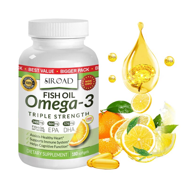 Fish Oil Softgel Manufacturer - with EPA & DHA for Brain & Beauty