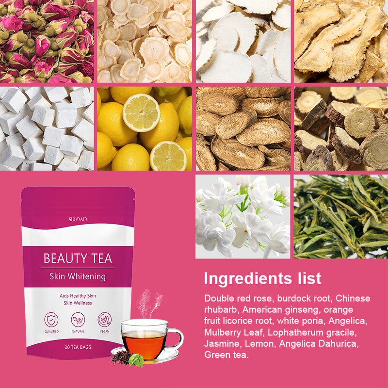 Skin Whitening Tea Manufacturer - Natural Herbal Spot Fading Anti Aging