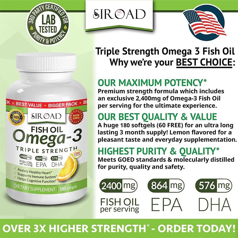 Fish Oil Supplement Manufacturer - High Quality 3- Softgel GMP Certified