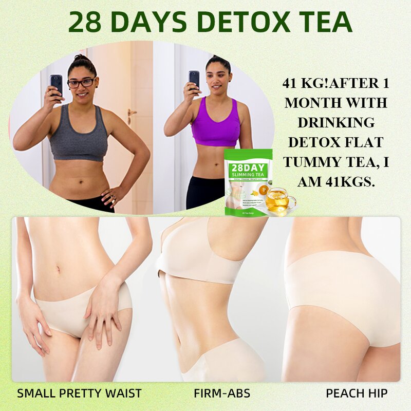 Weight Loss Tea Manufacturer - 28 Days Detox Organic Custom Private Label