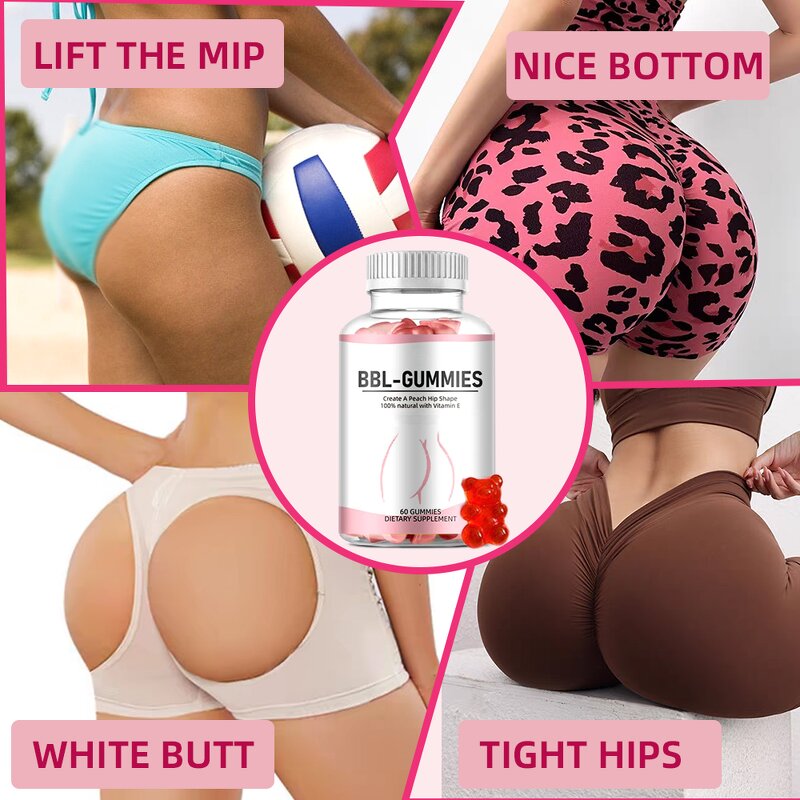 Butt Enhancement Gummy Manufacturer - Custom Logo BBL for Hips Increase