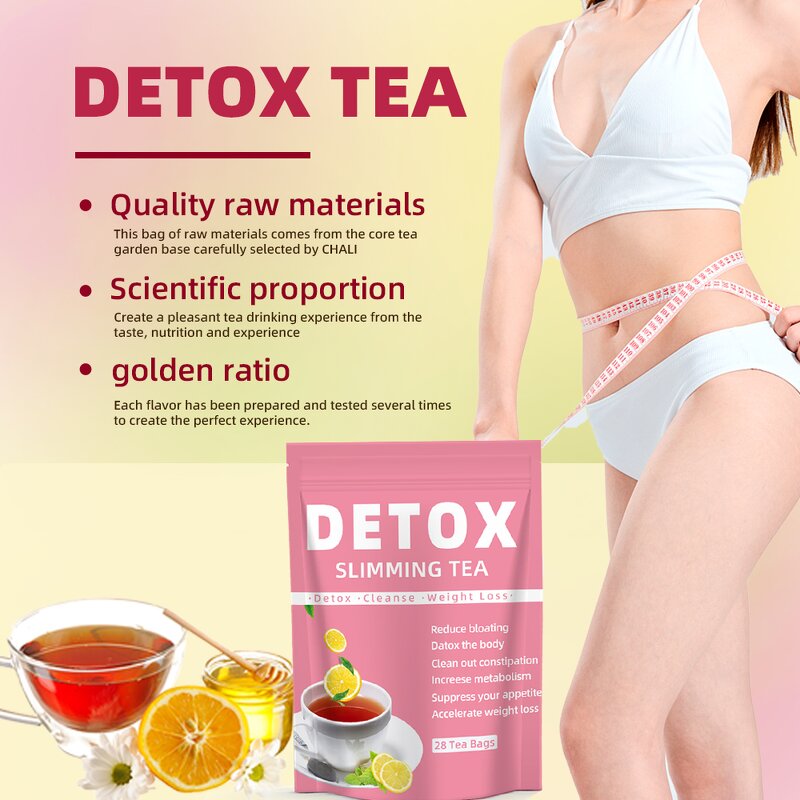 Slimming Detox Tea Manufacturer - Factory Custom 28 Day Organic with Fat Burn