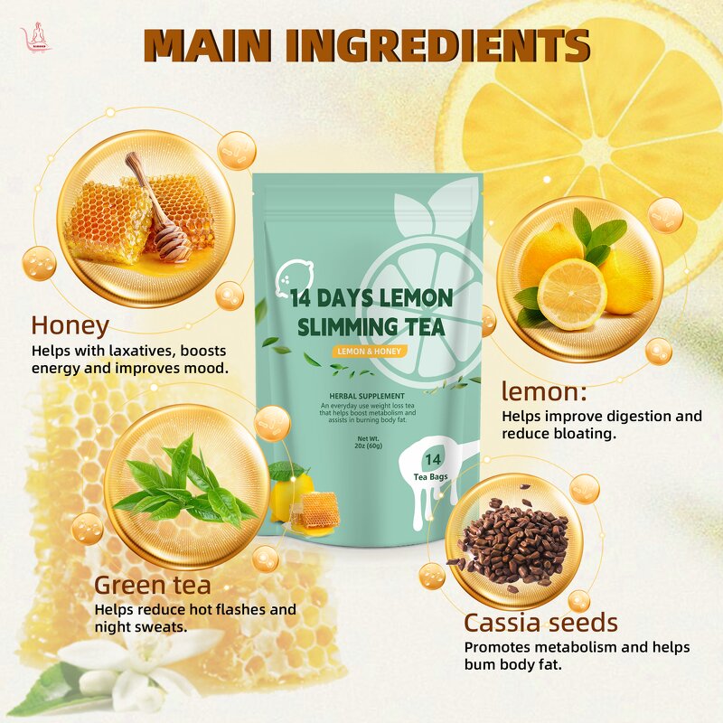 Slimming Tea Manufacturer - 2024 Organic 14-Day Detox for Flat Stomach