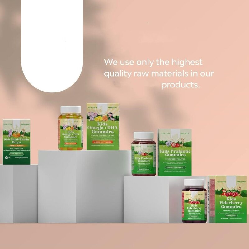 Children's Gummies Manufacturer - Vegan with Omega 3 and DHA