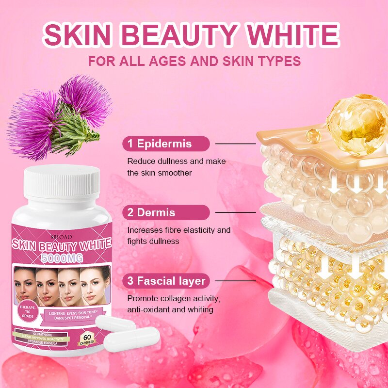 Beauty Supplements Manufacturer - OEM Private Label 2000mg Skin Lightening